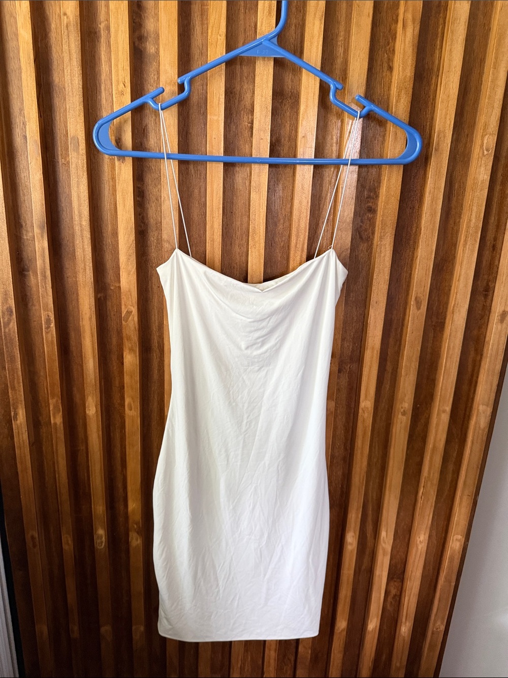 Meshki White Strappy Mini Dress. XS